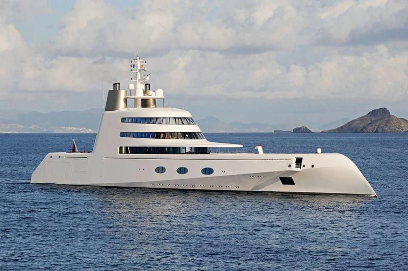 a white yacht in the water aboard A Yacht for Sale