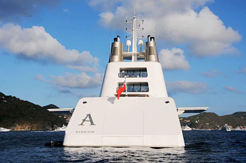 a white boat in the water aboard A Yacht for Sale