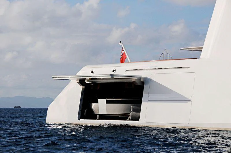a white boat on the water aboard A Yacht for Sale