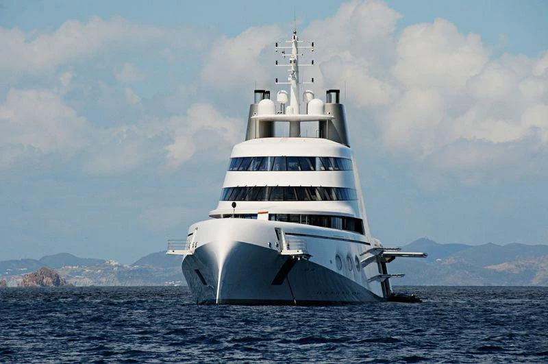 a white yacht in the water aboard A Yacht for Sale