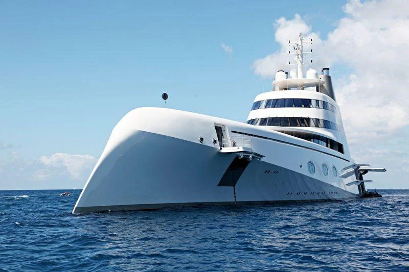 a white boat in the water aboard A Yacht for Sale