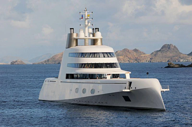 a white yacht in the water aboard A Yacht for Sale