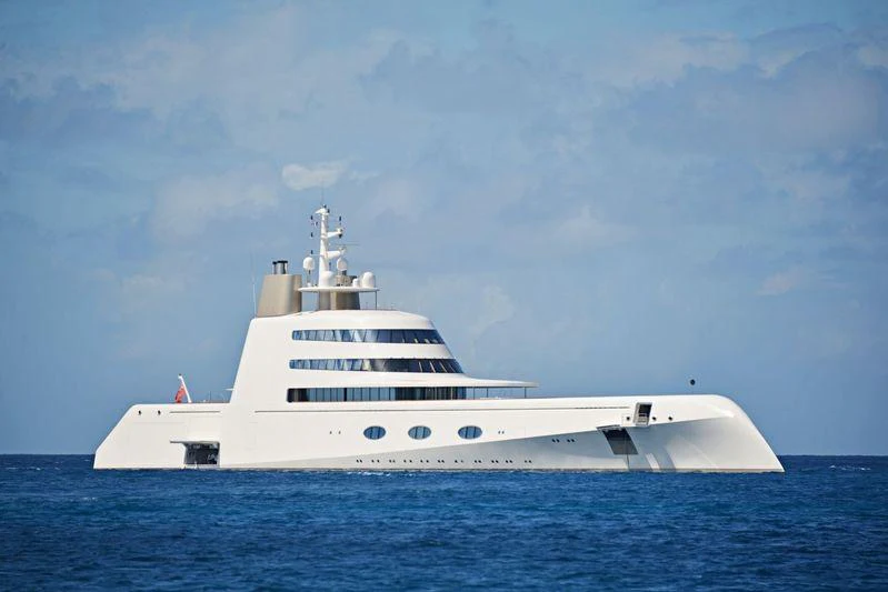 a white yacht in the water aboard A Yacht for Sale