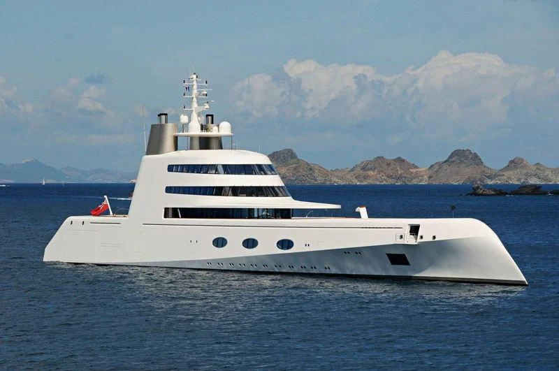 a white yacht in the water aboard A Yacht for Sale