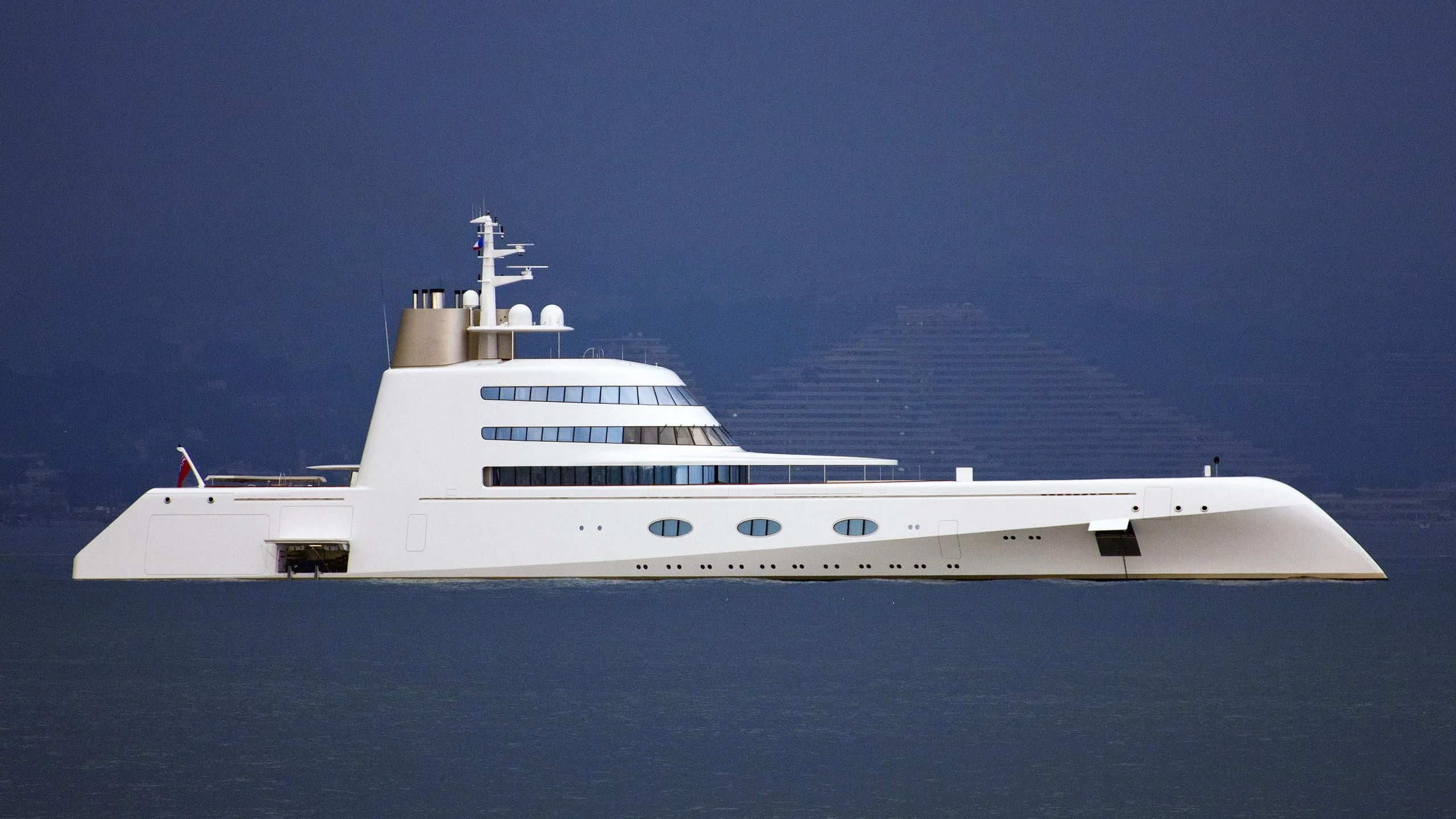 a white yacht in the water aboard A Yacht for Sale