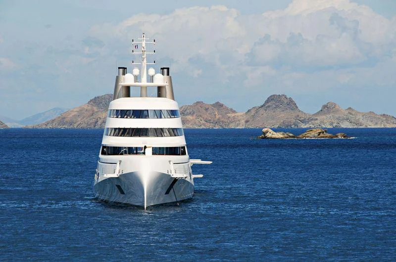 a boat in the water aboard A Yacht for Sale