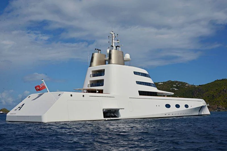 a white yacht on the water aboard A Yacht for Sale