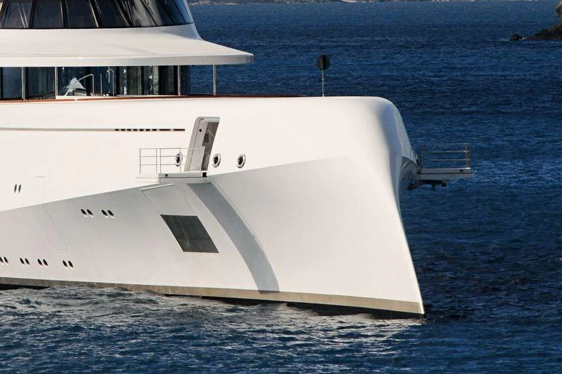 a white yacht in the water aboard A Yacht for Sale