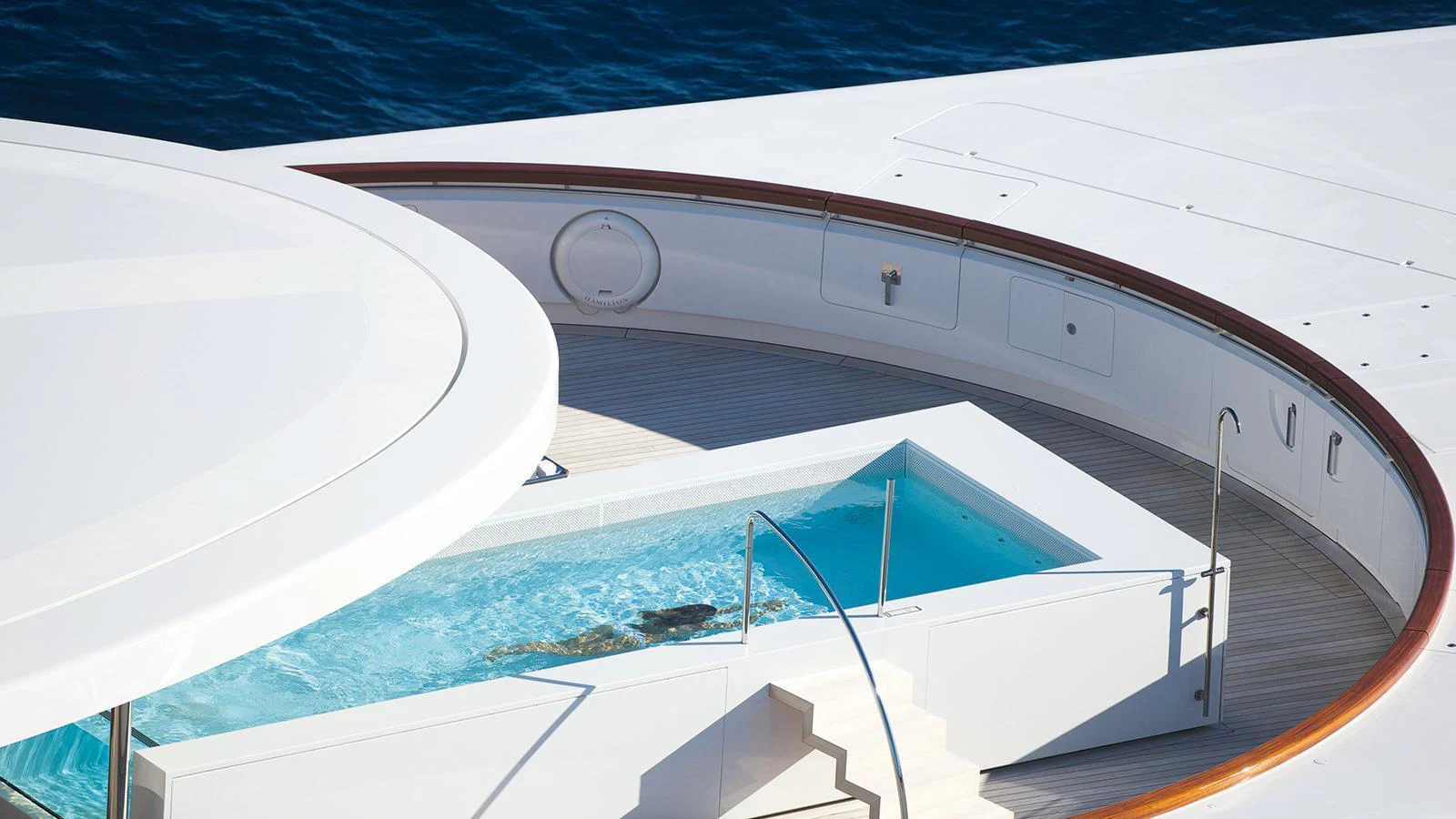 a close-up of a boat aboard A Yacht for Sale