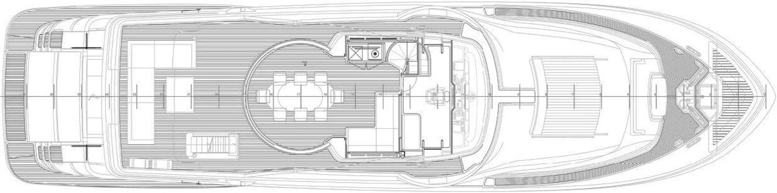 diagram, engineering drawing aboard ZEN Yacht for Sale