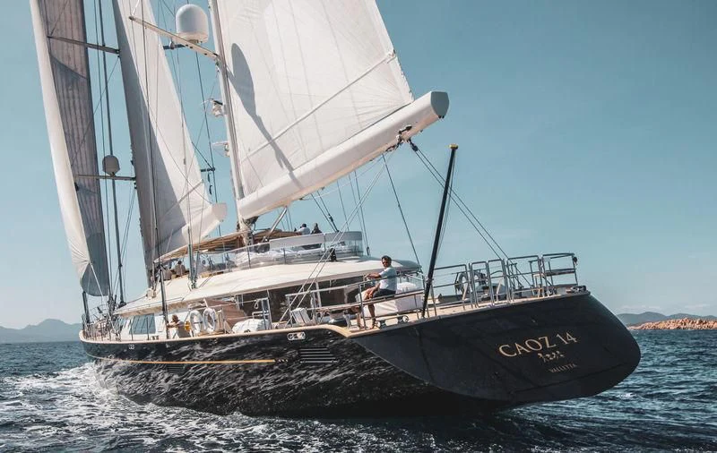 a boat on the water aboard CAOZ 14 Yacht for Sale