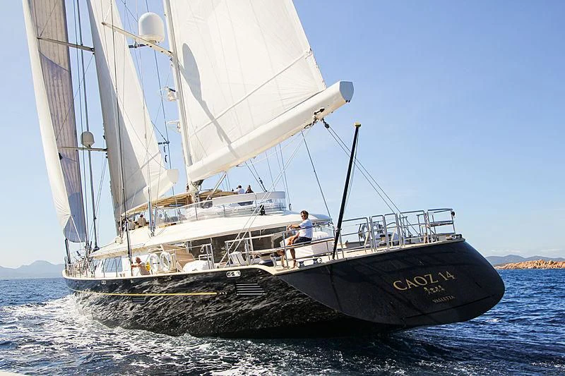 a boat on the water aboard CAOZ 14 Yacht for Sale