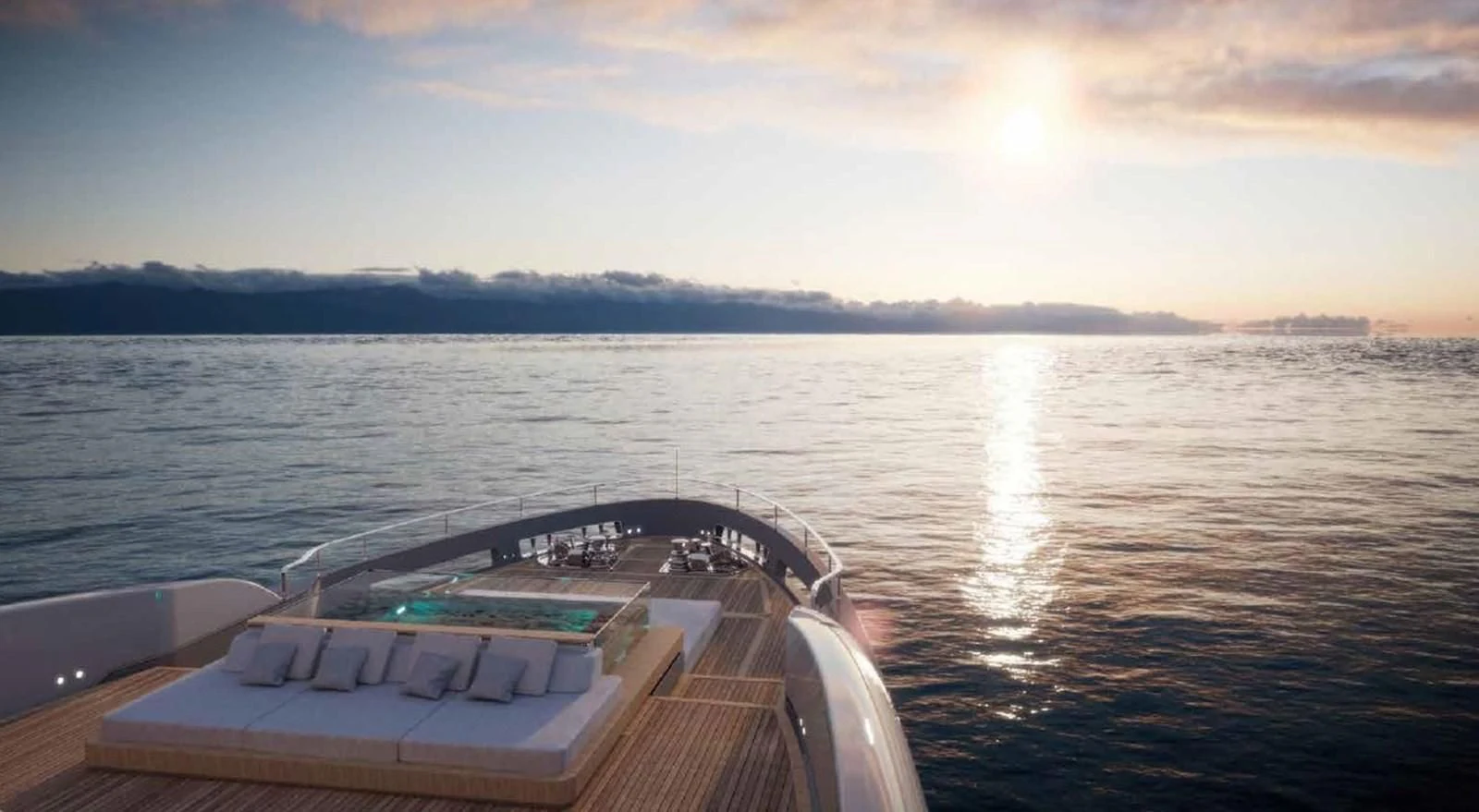 a boat on the water aboard SANLORENZO SD132/157 Yacht for Sale