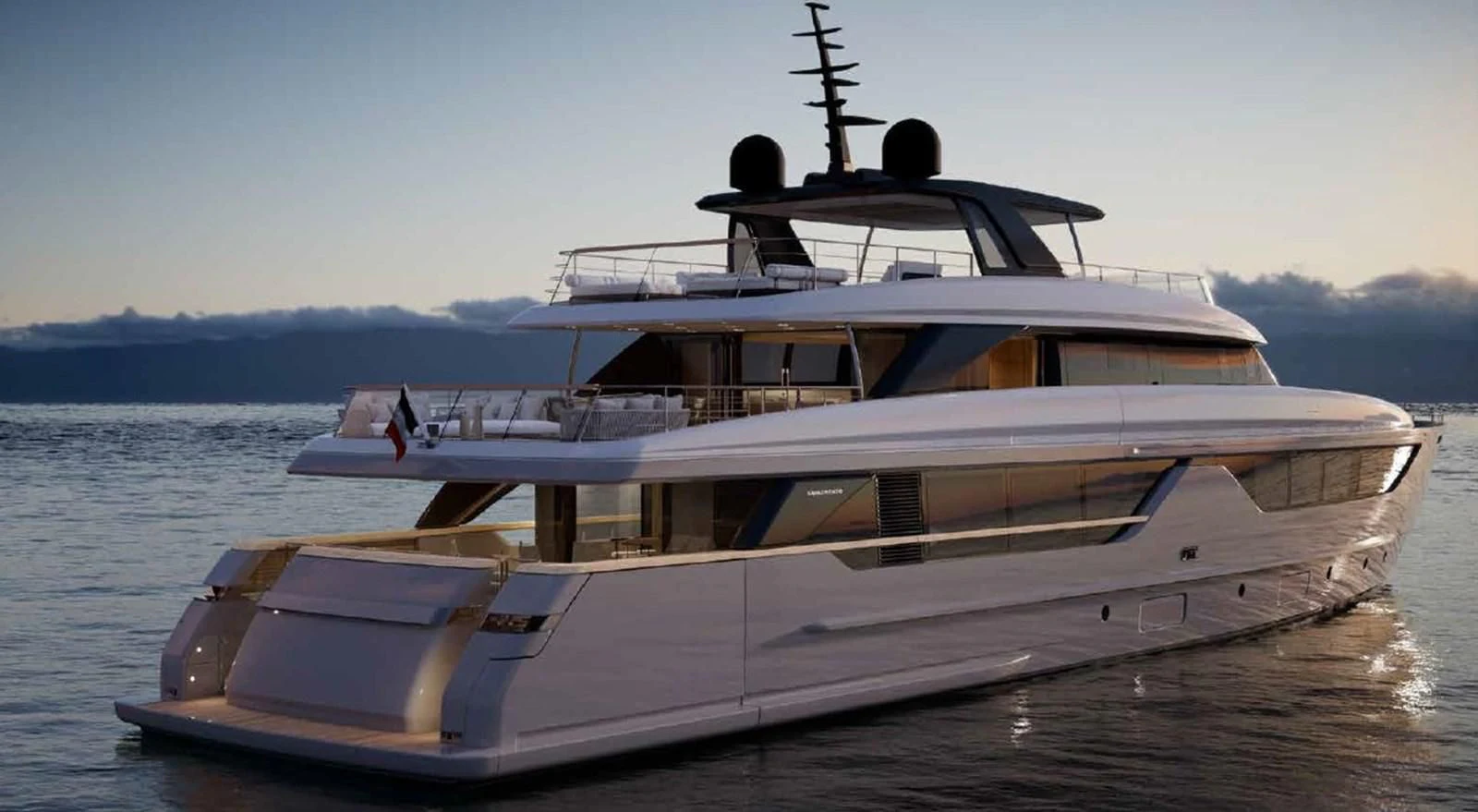 a boat on the water aboard SANLORENZO SD132/157 Yacht for Sale