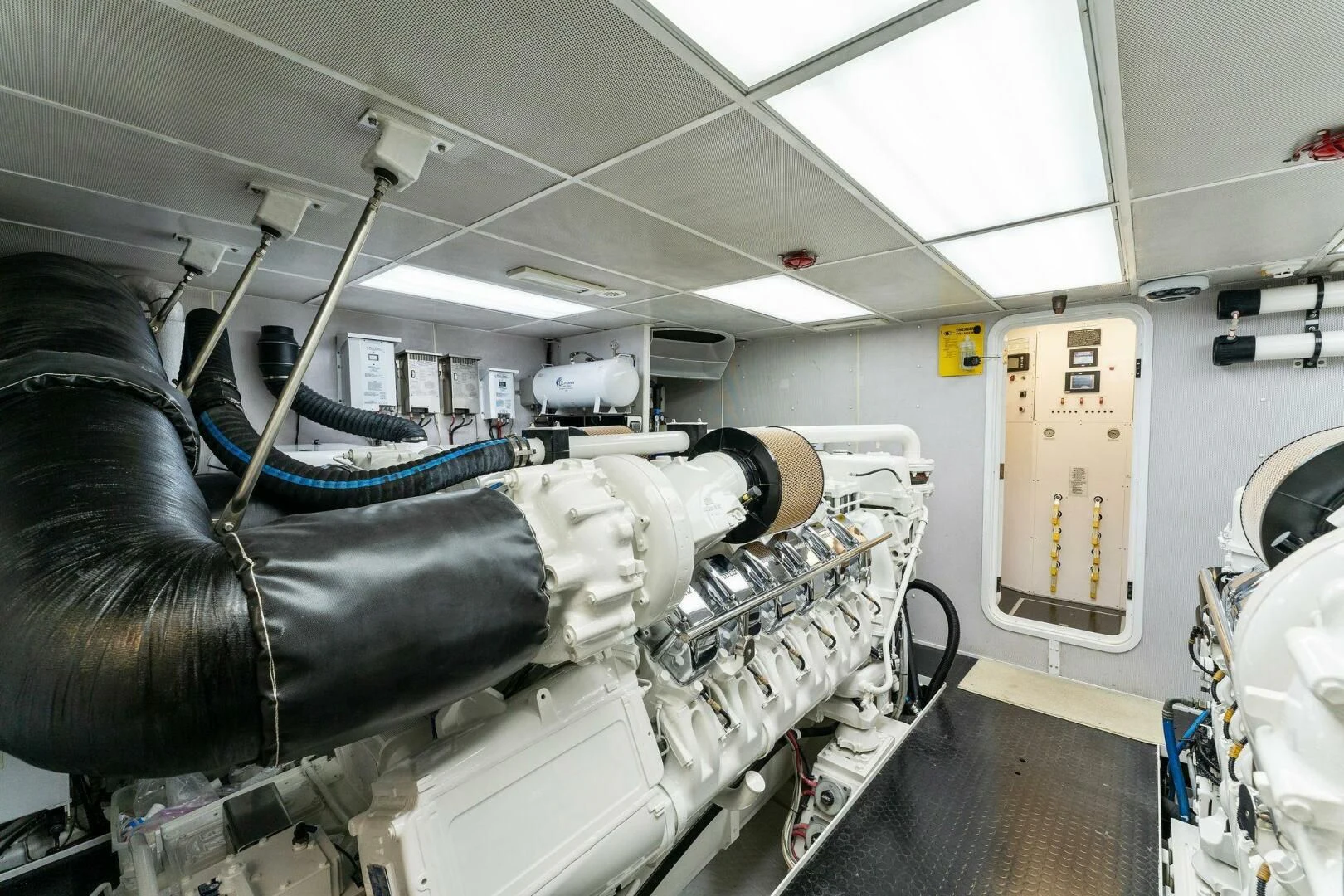 a person lying on a bed aboard ANTARES Yacht for Sale