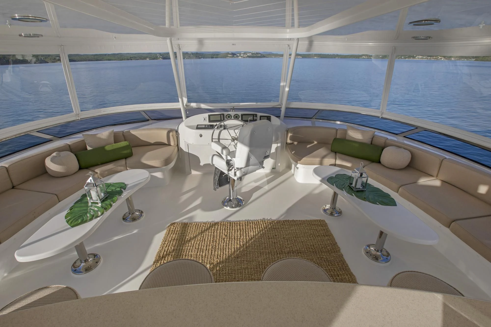 inside of a boat aboard ANTARES Yacht for Sale