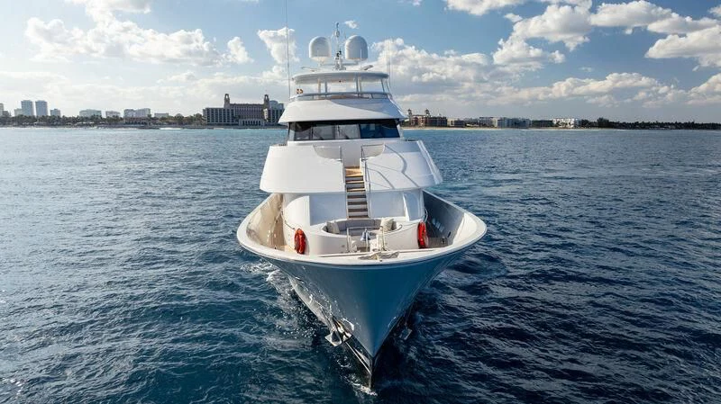 a boat in the water aboard ANTARES Yacht for Sale