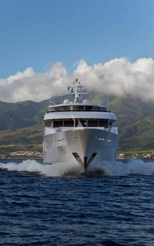 a boat on the water aboard BLUE MOON Yacht for Charter