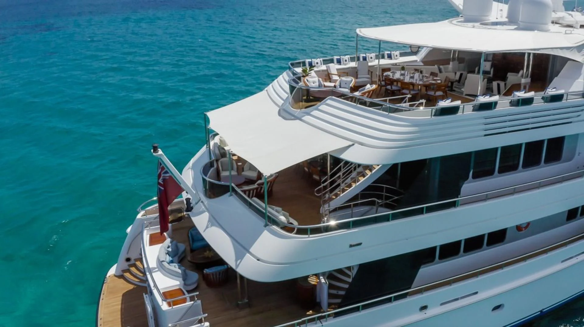 a boat on the water aboard BLUE MOON Yacht for Charter