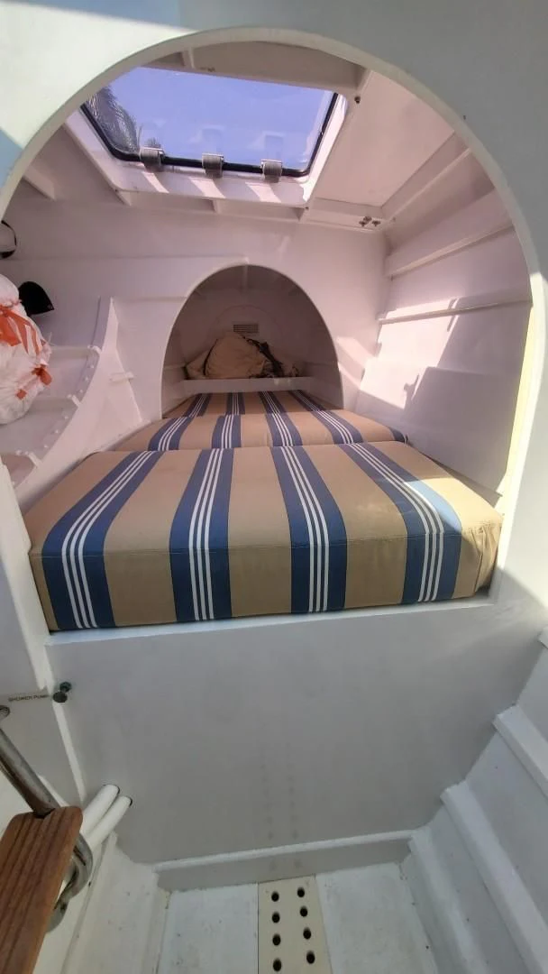 a person inside a building aboard BLUE MOON Yacht for Charter