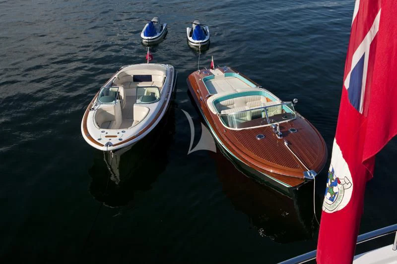 boats on the water aboard BLUE MOON Yacht for Charter