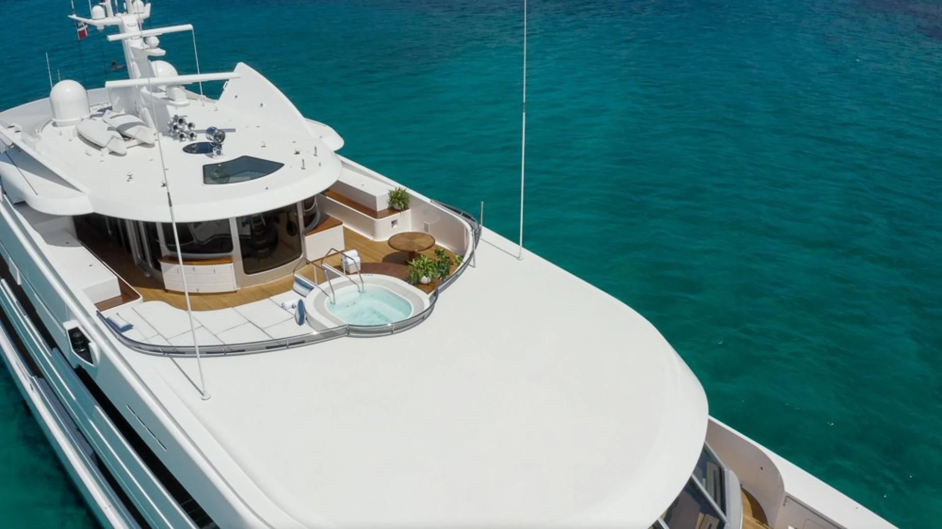a boat on the water aboard BLUE MOON Yacht for Charter