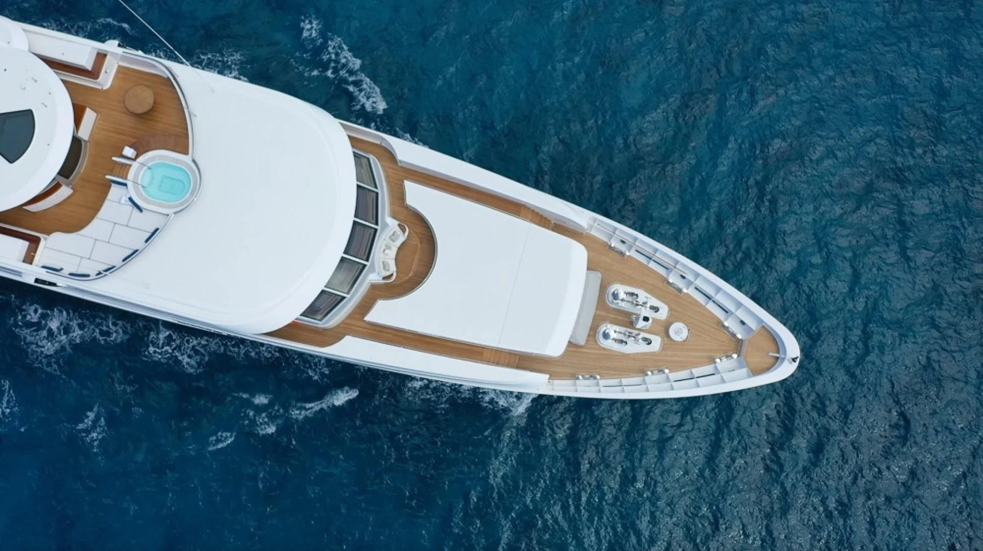 a space ship in the water aboard BLUE MOON Yacht for Charter