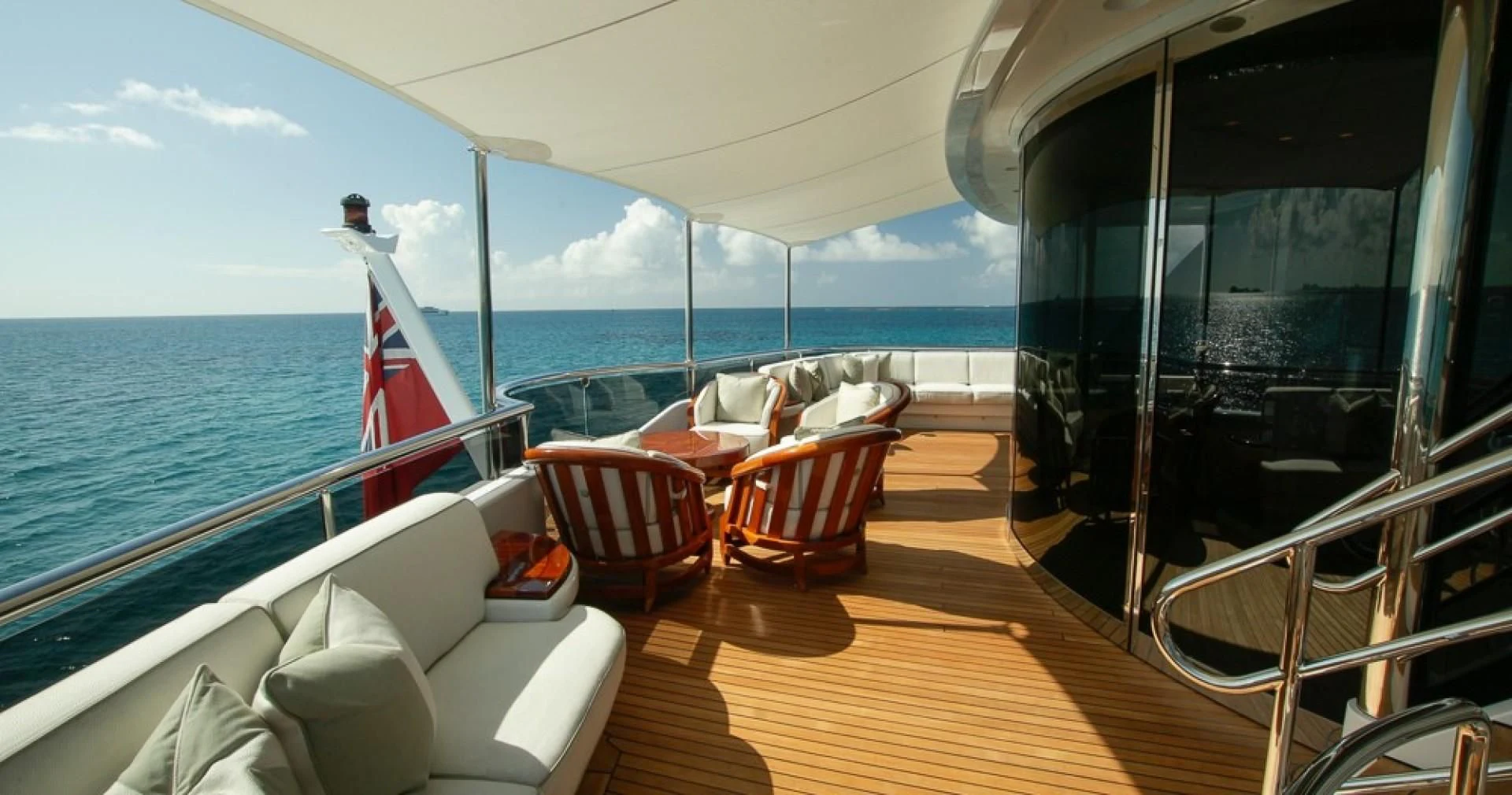 a boat on the water aboard BLUE MOON Yacht for Charter