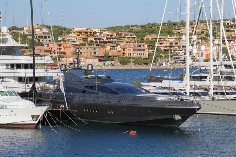 a boat in the water aboard TENSHI Yacht for Sale