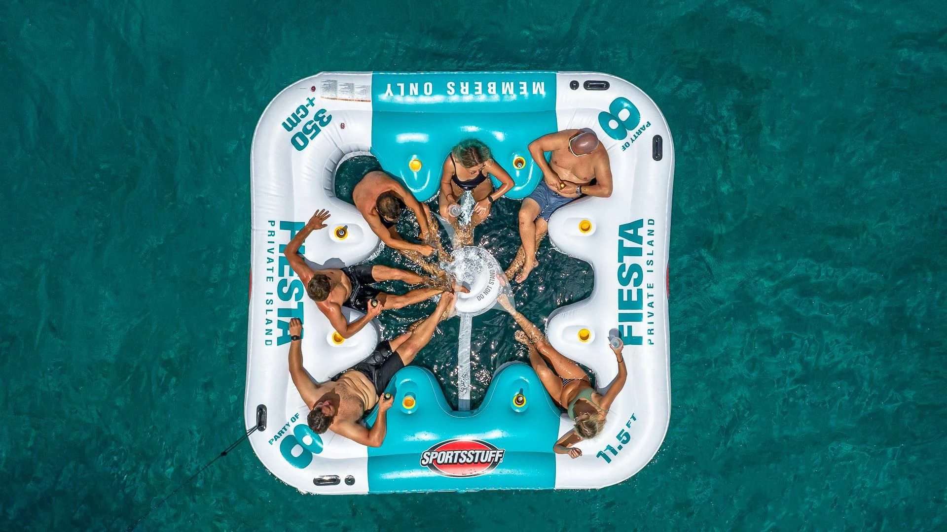 a box with a video game character on it aboard LADY ELAINE Yacht for Charter