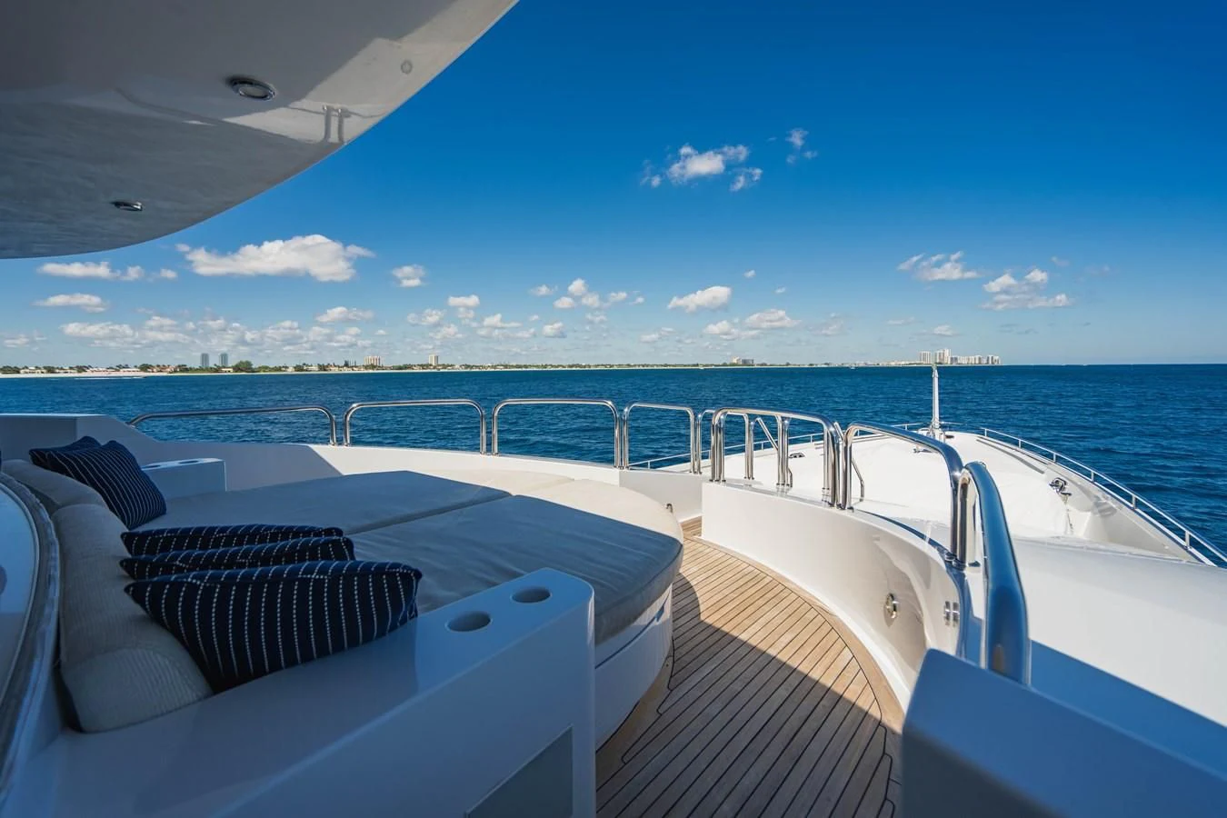 a boat on the water aboard LADY ELAINE Yacht for Charter