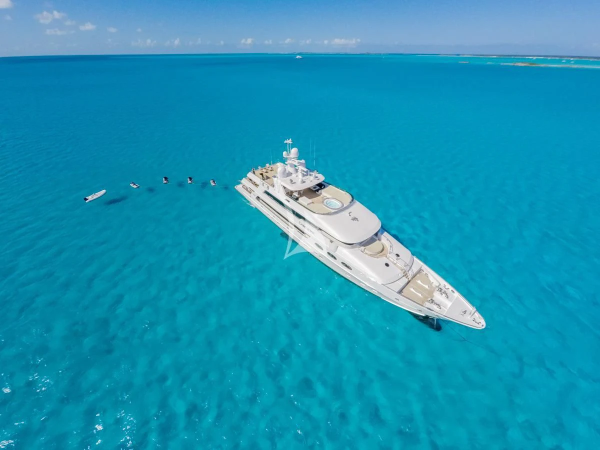 a ship in the water aboard LADY ELAINE Yacht for Charter
