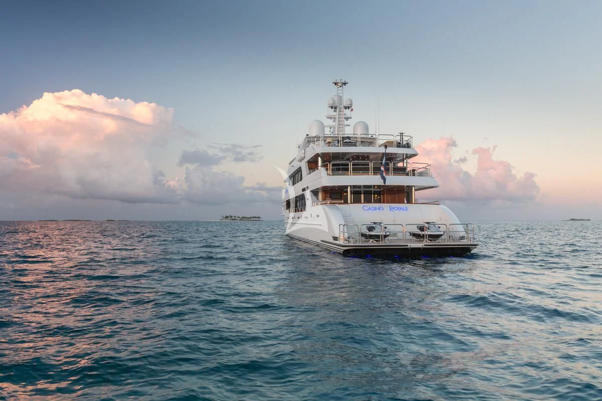 a boat in the water aboard LADY ELAINE Yacht for Charter