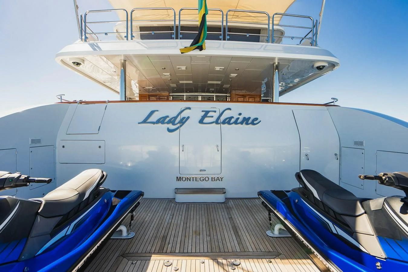 a boat on a boat aboard LADY ELAINE Yacht for Charter