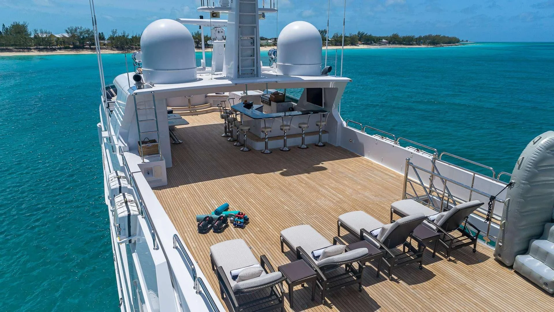 a boat on the water aboard LADY ELAINE Yacht for Charter