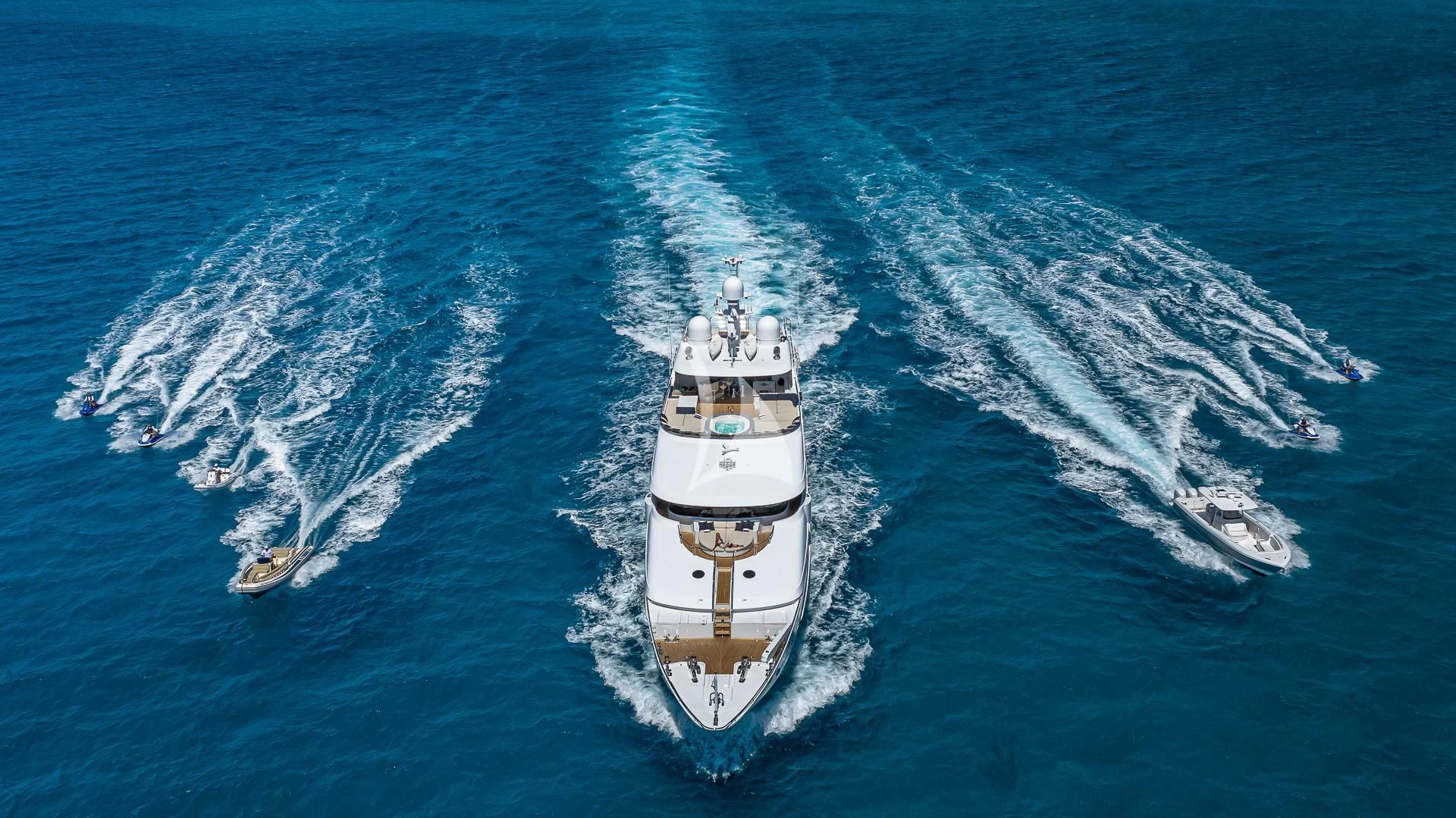 a boat on the water aboard LADY ELAINE Yacht for Charter