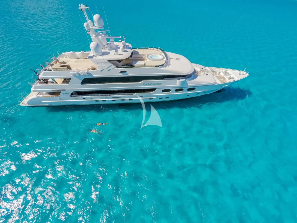 a boat in the water aboard LADY ELAINE Yacht for Charter