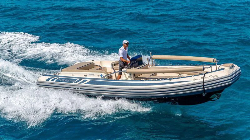 a person on a boat aboard LADY ELAINE Yacht for Charter