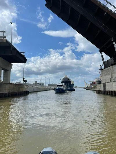 a boat on the water aboard SAKARA Yacht for Sale