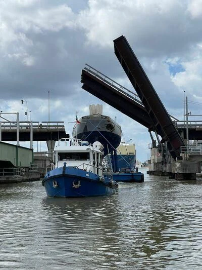 a boat in the water aboard SAKARA Yacht for Sale
