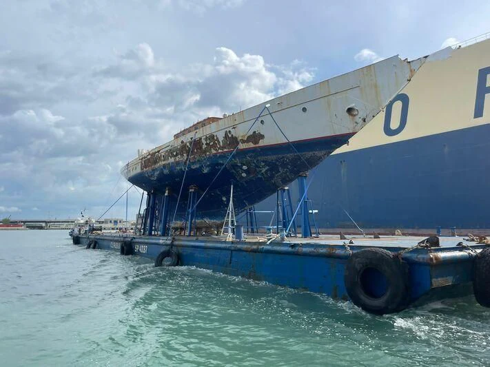 a boat on the water aboard SAKARA Yacht for Sale