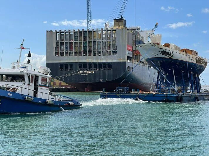 a couple of boats in the water aboard SAKARA Yacht for Sale