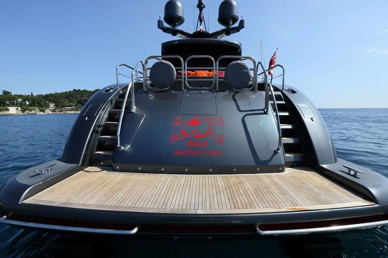 a boat on the water aboard PRIMERO Yacht for Sale
