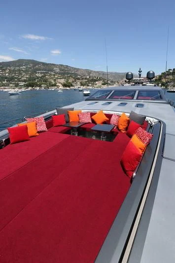 a boat on the water aboard PRIMERO Yacht for Sale