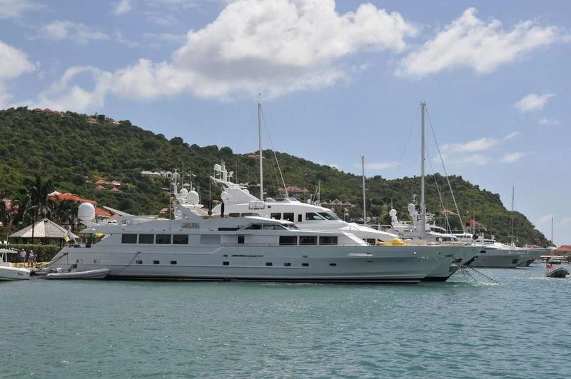 a boat in the water aboard JAVA Yacht for Sale