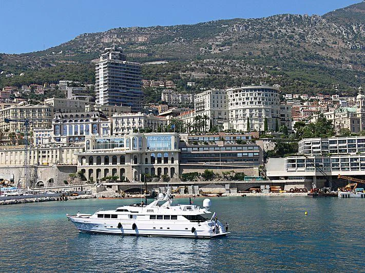 a boat in the water aboard JAVA Yacht for Sale