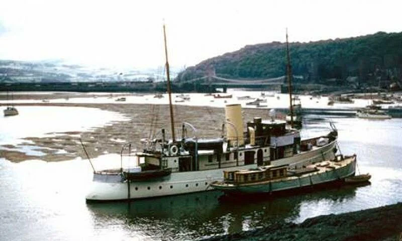 a boat on the water aboard LLYS HELIG Yacht for Sale