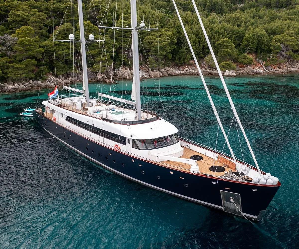 a boat on the water aboard NOCTURNO Yacht for Sale