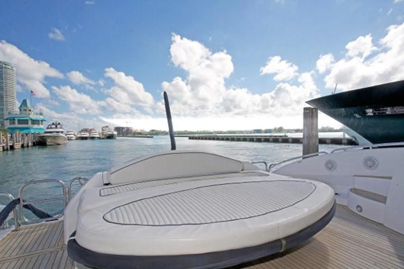 a boat on the water aboard H2 Yacht for Sale