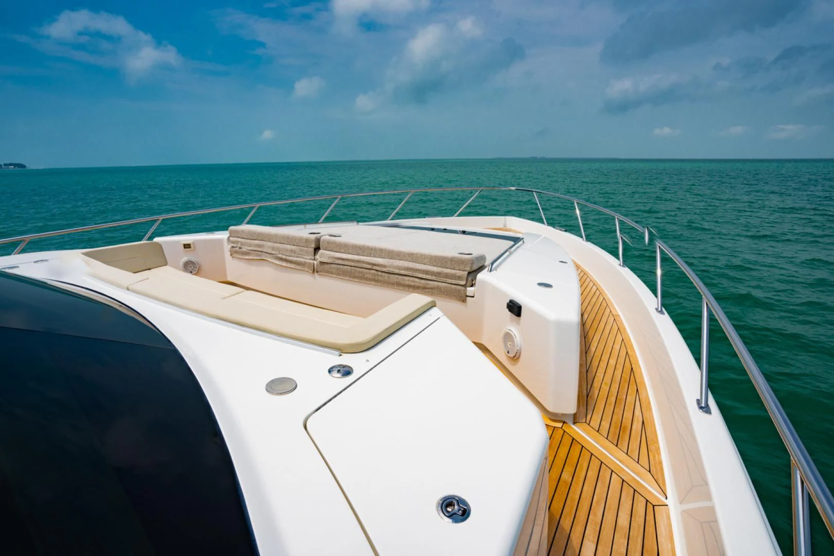 a boat on the water aboard MAKE IT HAPPEN Yacht for Sale